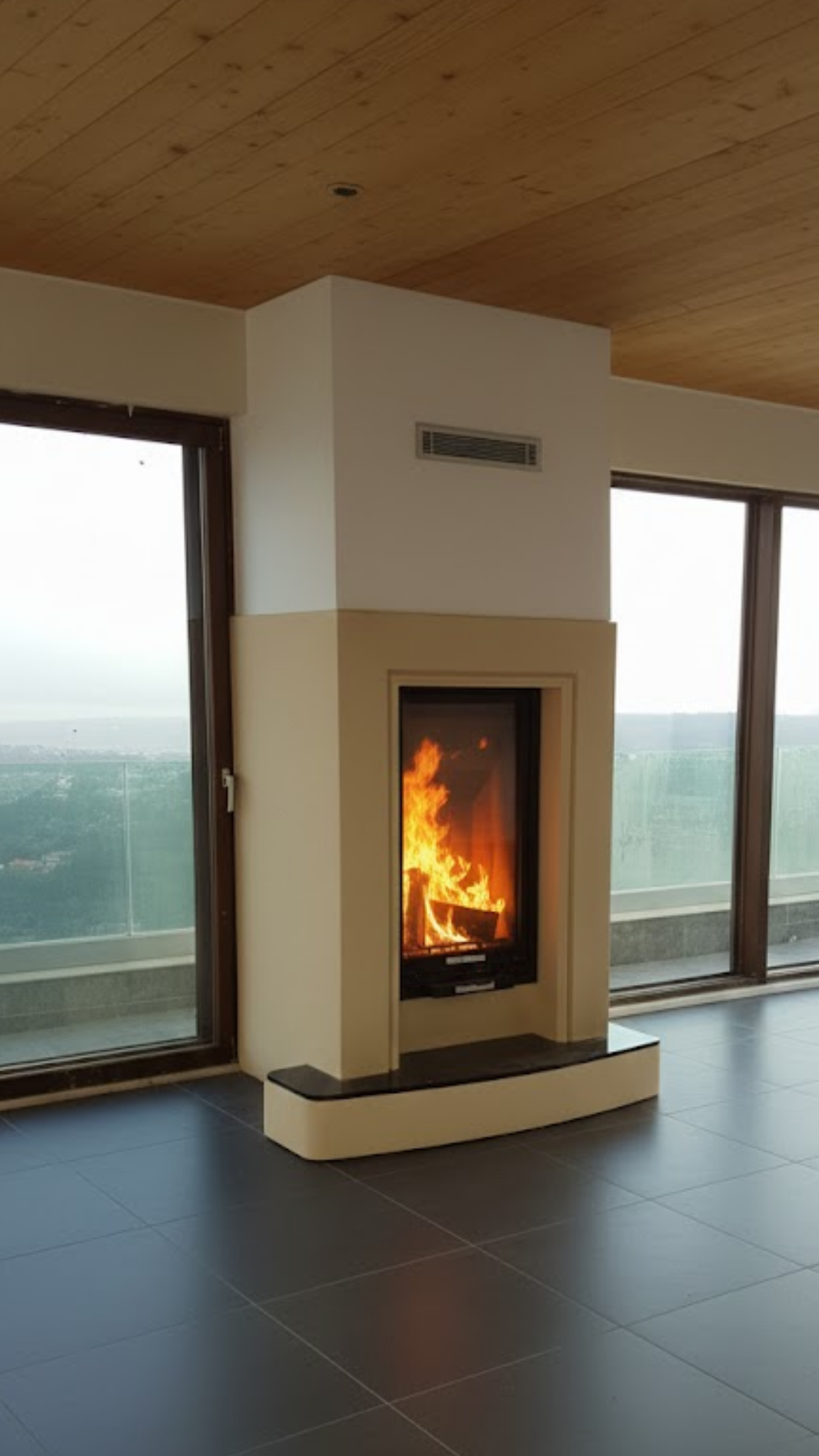 Mermer Giydirmeli Küp Şömine BŞO25