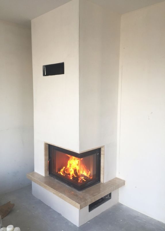 L Tipi Odunlu Şömine BŞL8