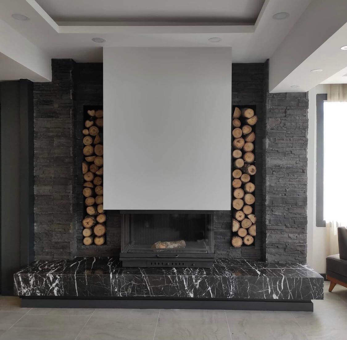 U Tipi Odunlu Şömine BŞU43