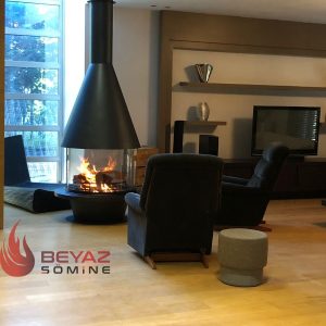 orta şömine modeli