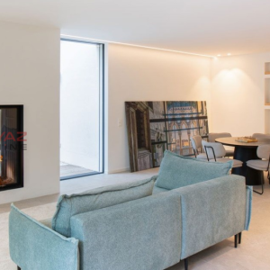 çift taraflı şömine