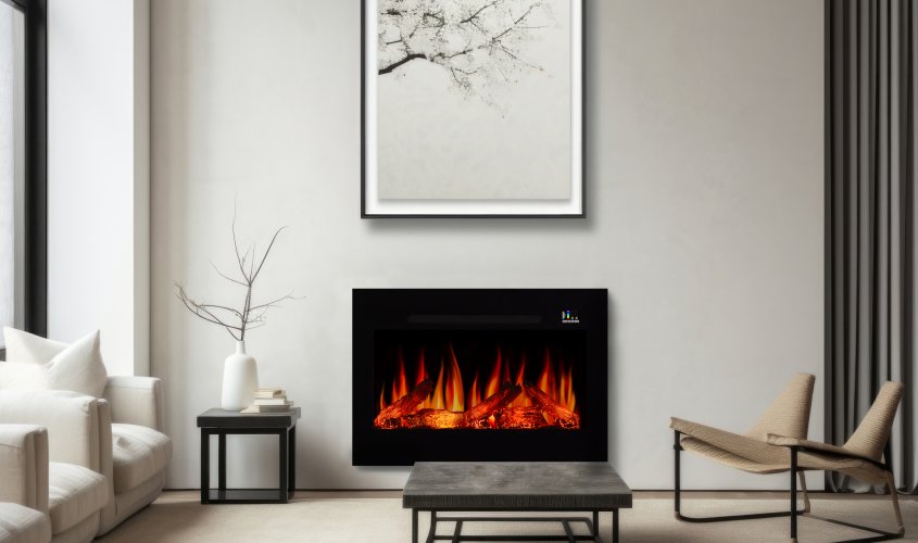 Zaya Pagla 80 cm Elektrikli Şömine