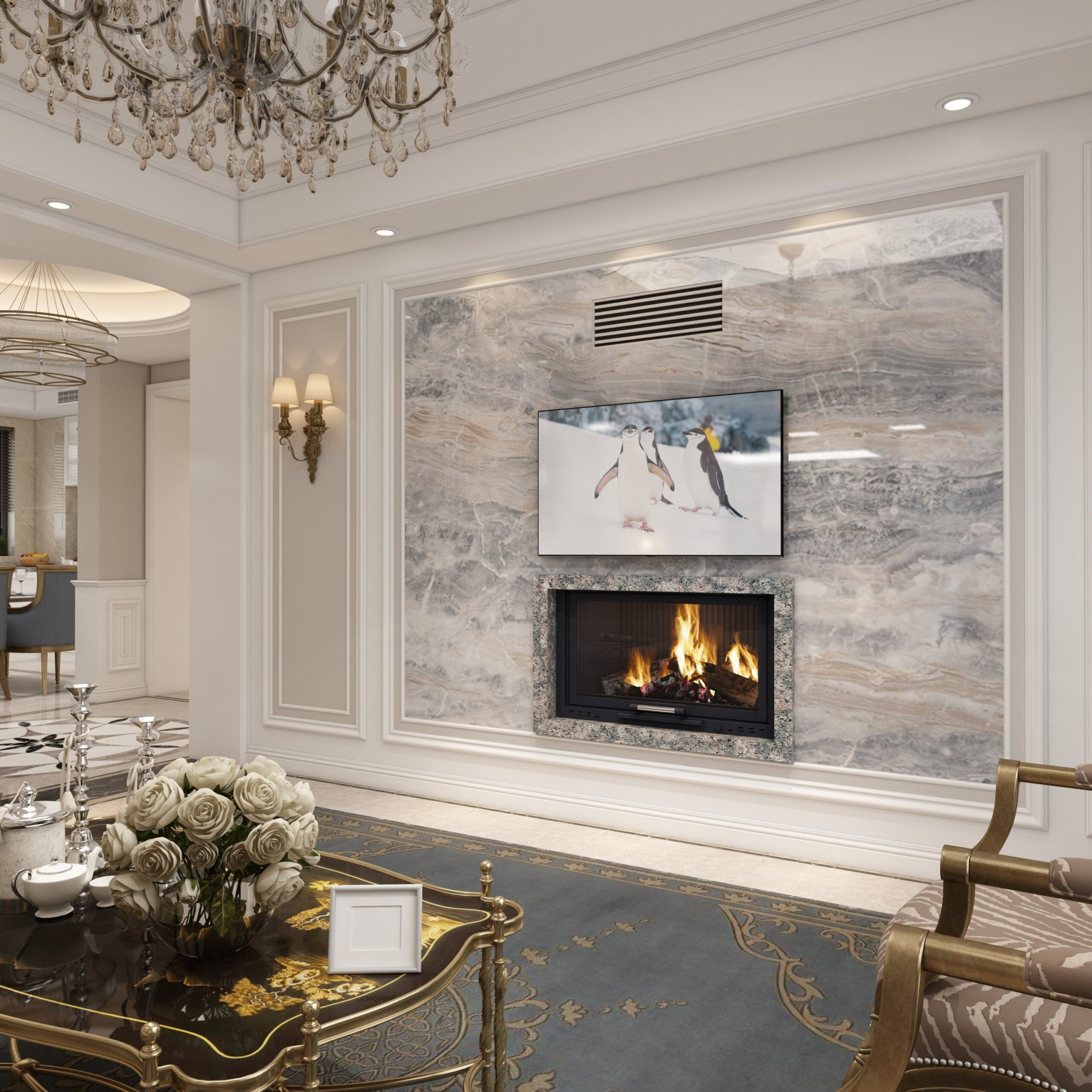 Elegance Düz Açık 120 cm