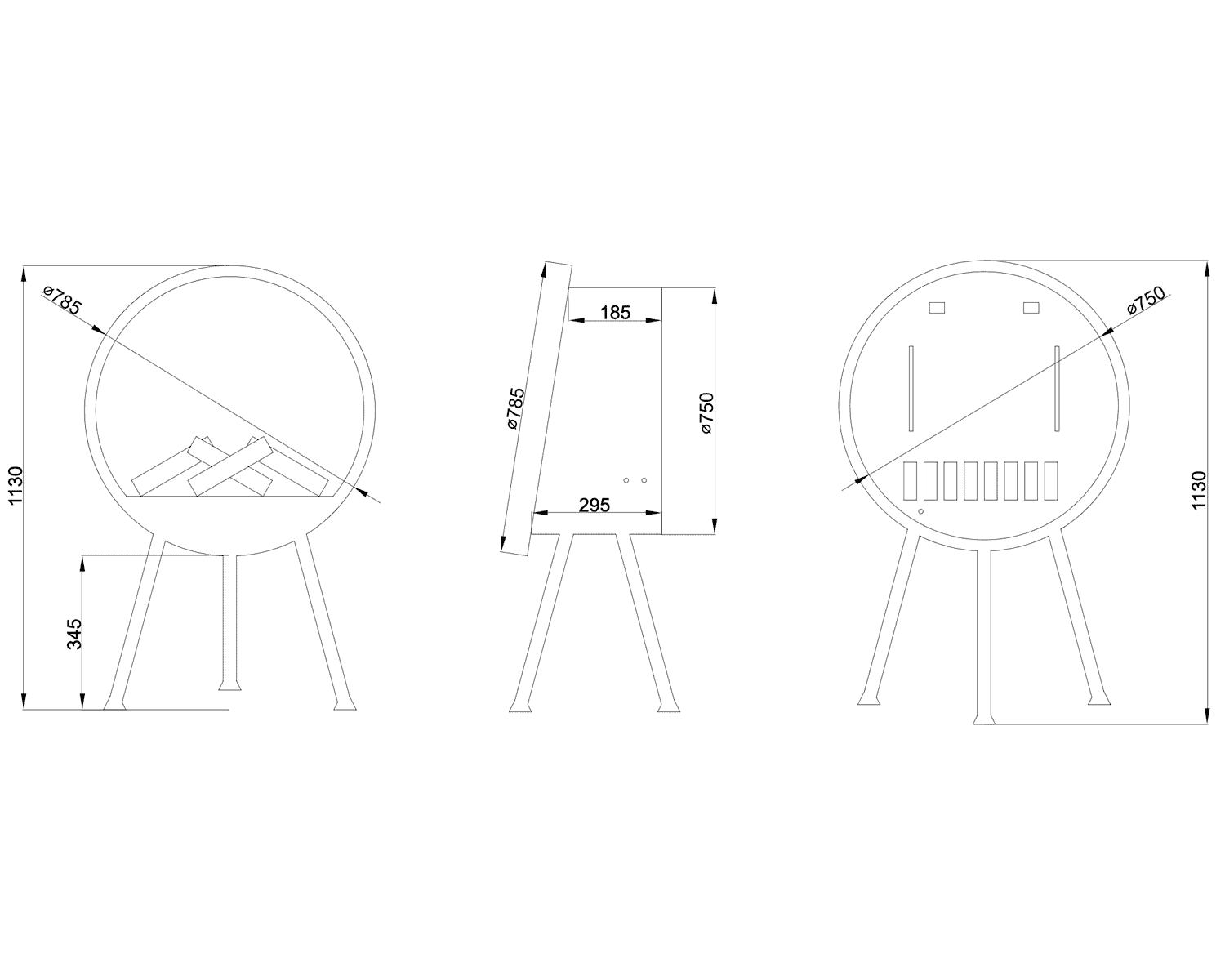 Flameline Kona 75 cm Elektrikli Şömine