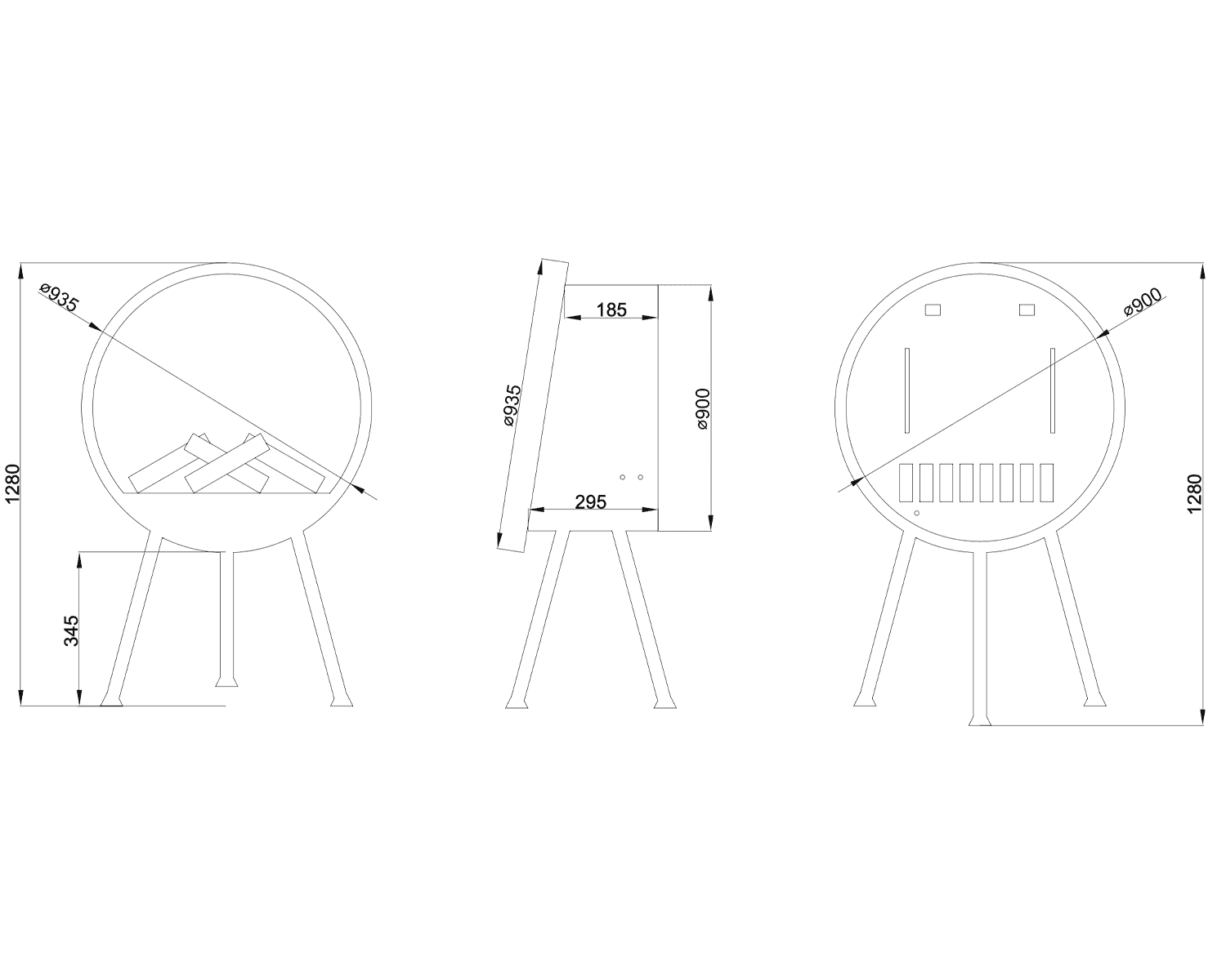 Flameline Kona 90 cm Elektrikli Şömine