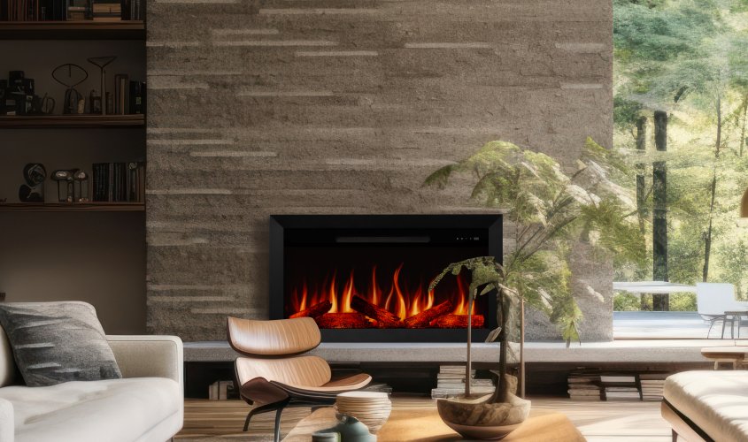 Zaya Alaf 100 cm Elektrikli Şömine