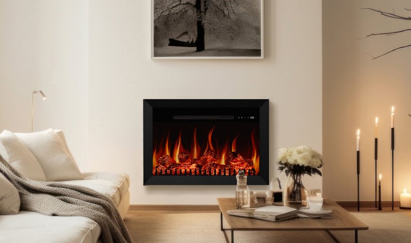 Zaya Alaf 80 cm Derin Elektrikli Şömine