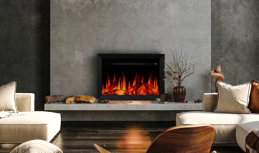 Zaya Alaf 80 cm Elektrikli Şömine