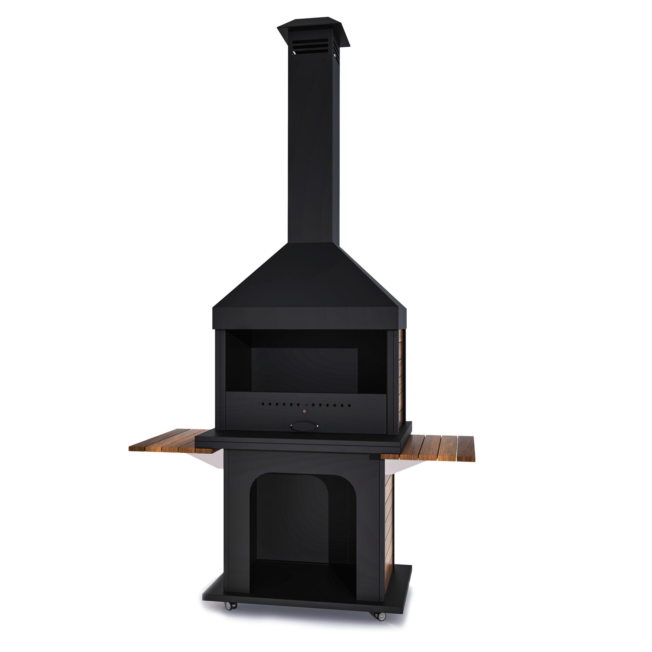 Fırınsız Tezgahsız Metal Barbekü 90 cm BŞB01