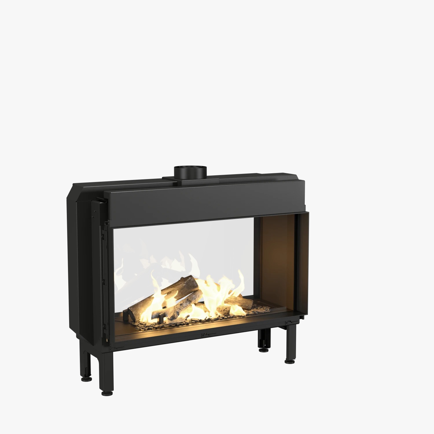 Vourla 100 cm Tünel Tipi Doğalgazlı Şömine BŞDV09