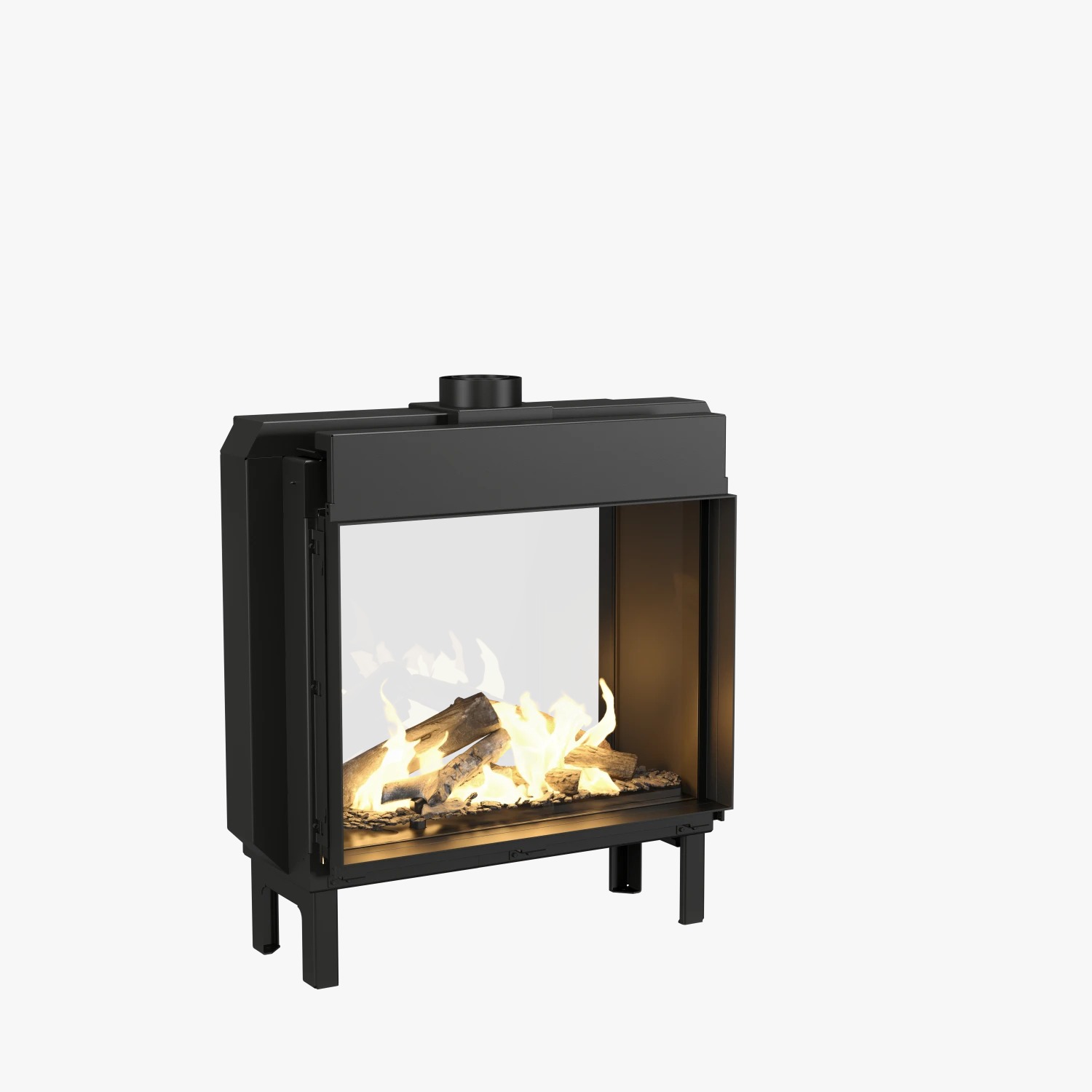 Vourla 80 cm Tünel Tipi Doğalgazlı Şömine BŞDV05