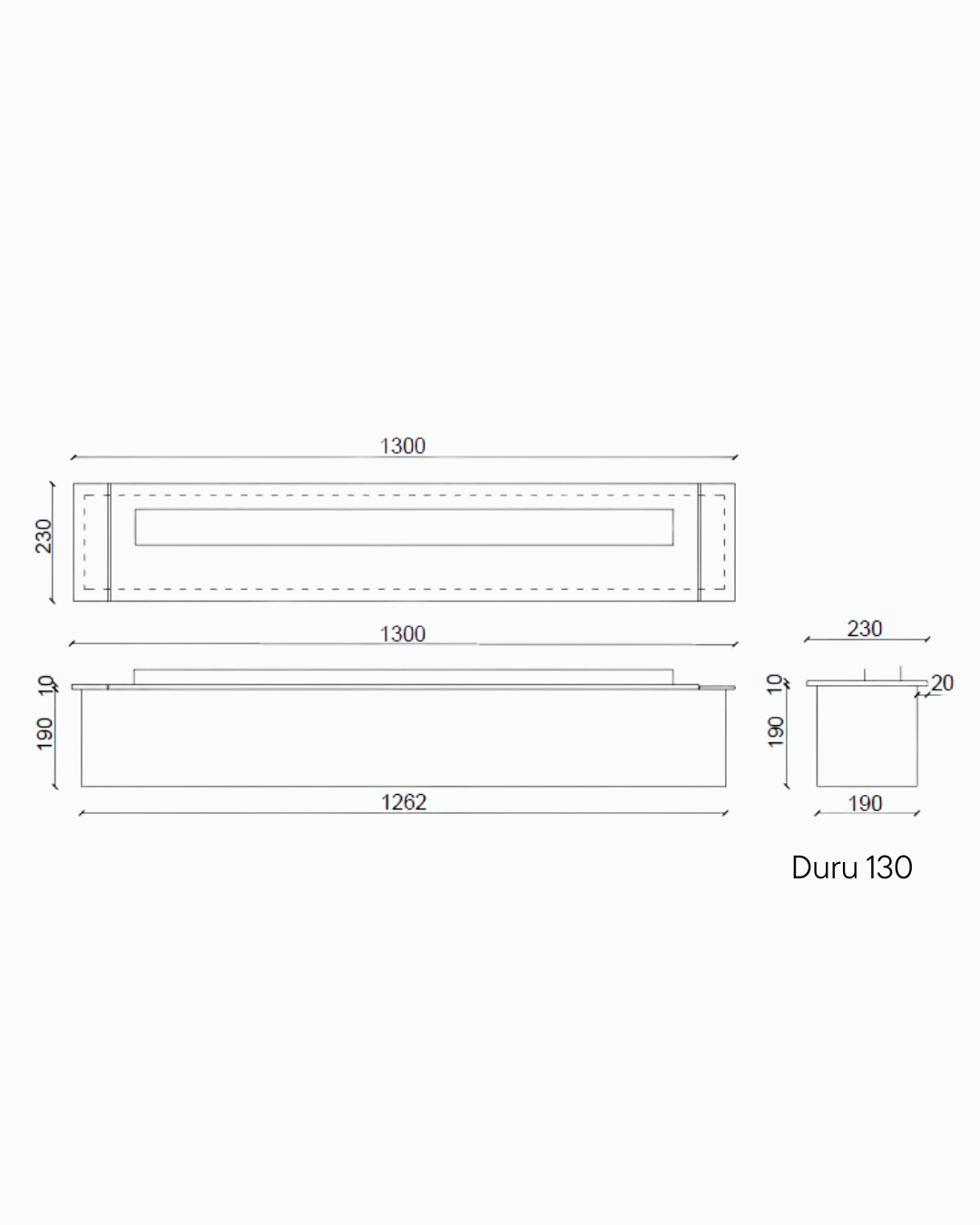 Zaya Duru 100 cm Elektrikli Şömine BŞZD100